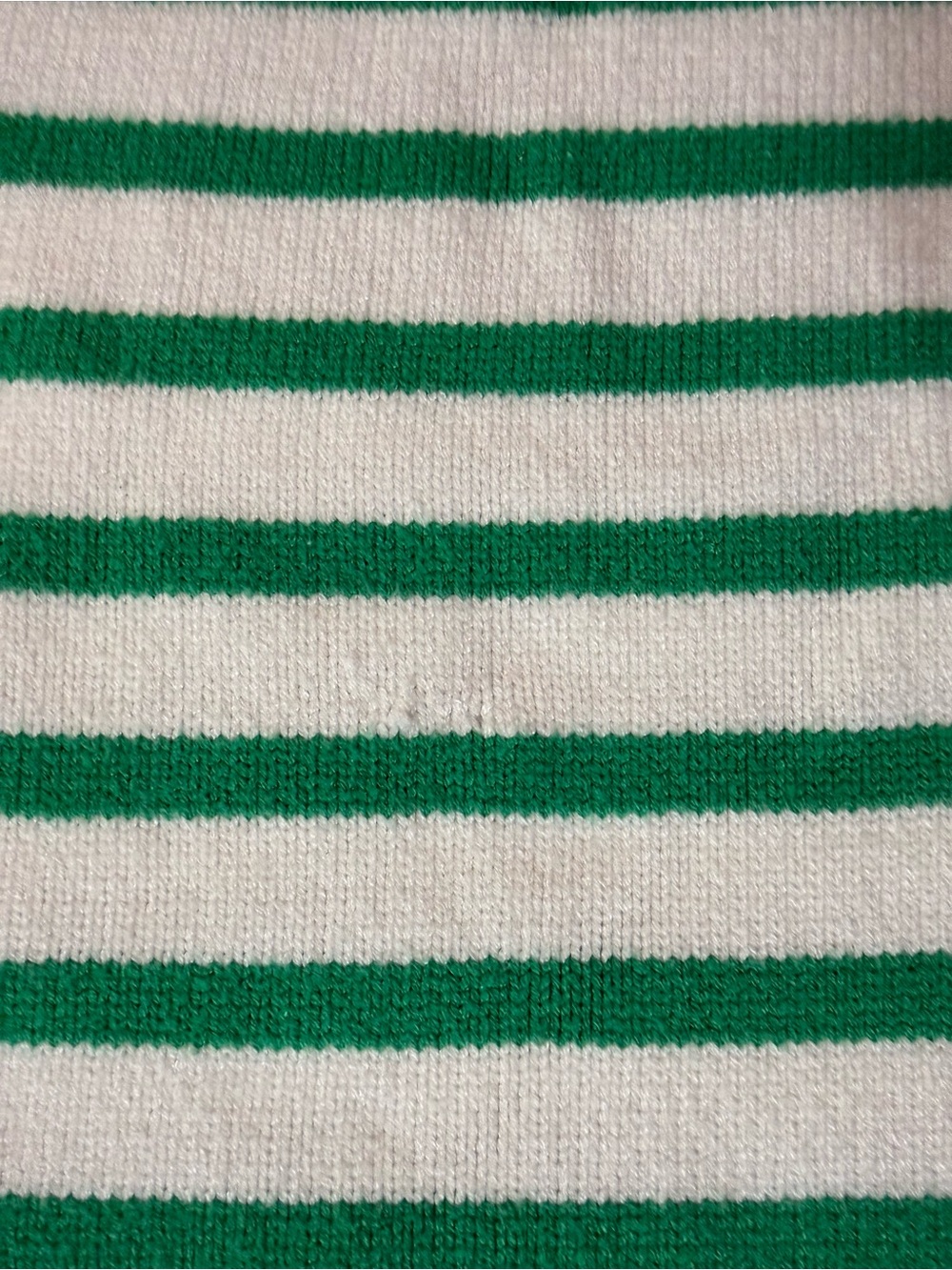 Philosophy Striped Green and ivory Women's Sweater large *READ - Picture 10 of 11